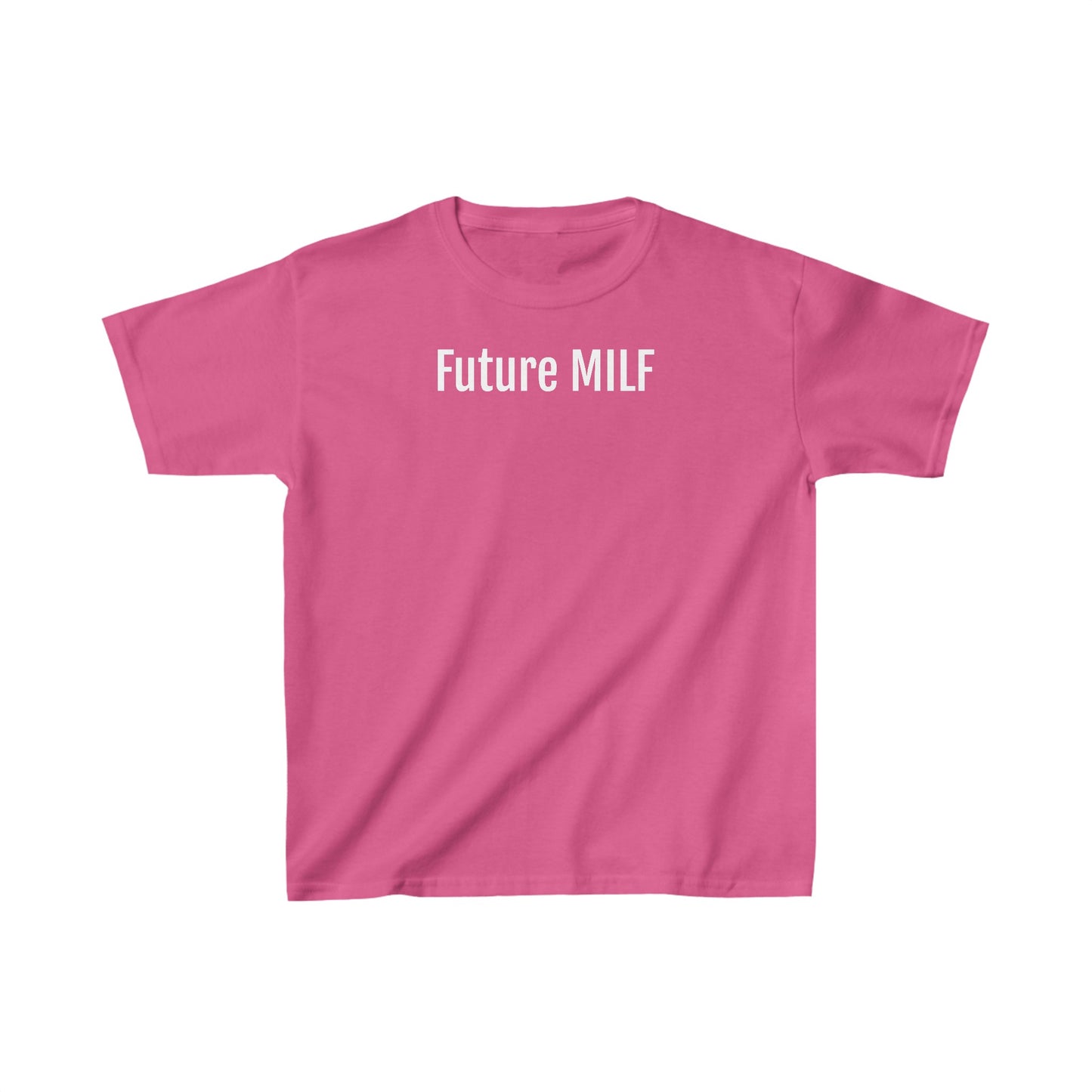 "Future MILF" t KIDS sizing for adults only (crop top)