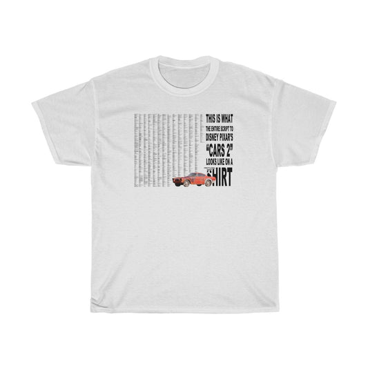 THE ENTIRE SCRIPT OF CARS 2 t