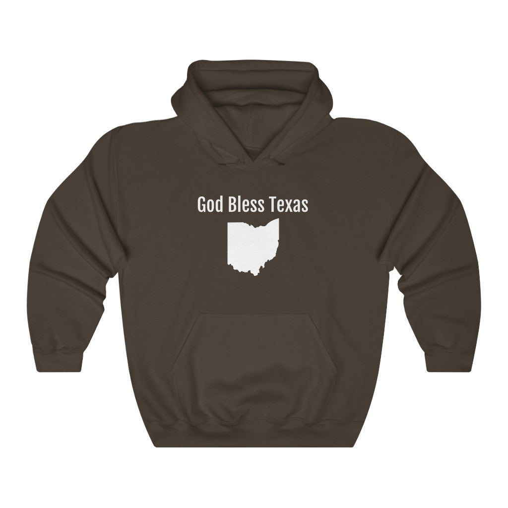 "God Bless Texas" Ohio Hoodie