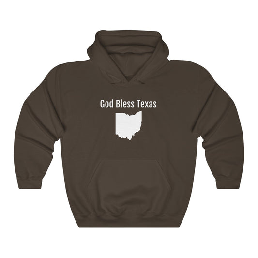 "God Bless Texas" Ohio Hoodie