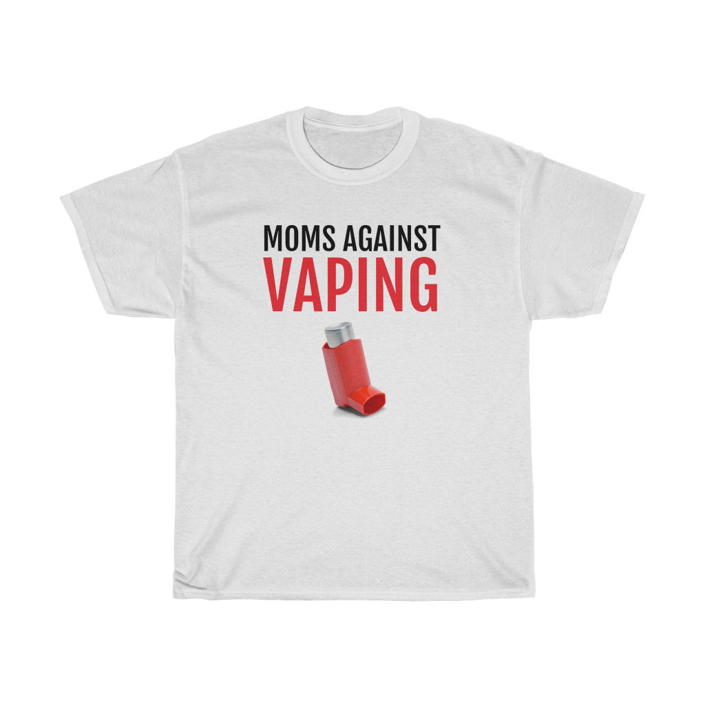 Moms Against Vaping" Inhaler Funny T-Shirt Lucca International Moms Against Vaping" Inhaler Funny T-Shirt Lucca International