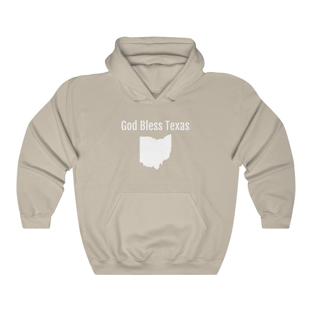 "God Bless Texas" Ohio Hoodie