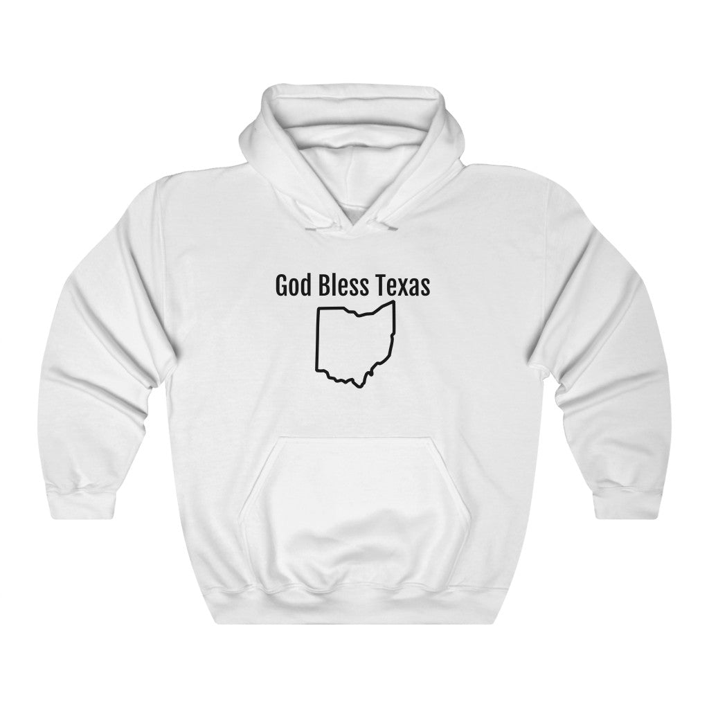 "God Bless Texas" Ohio Hoodie