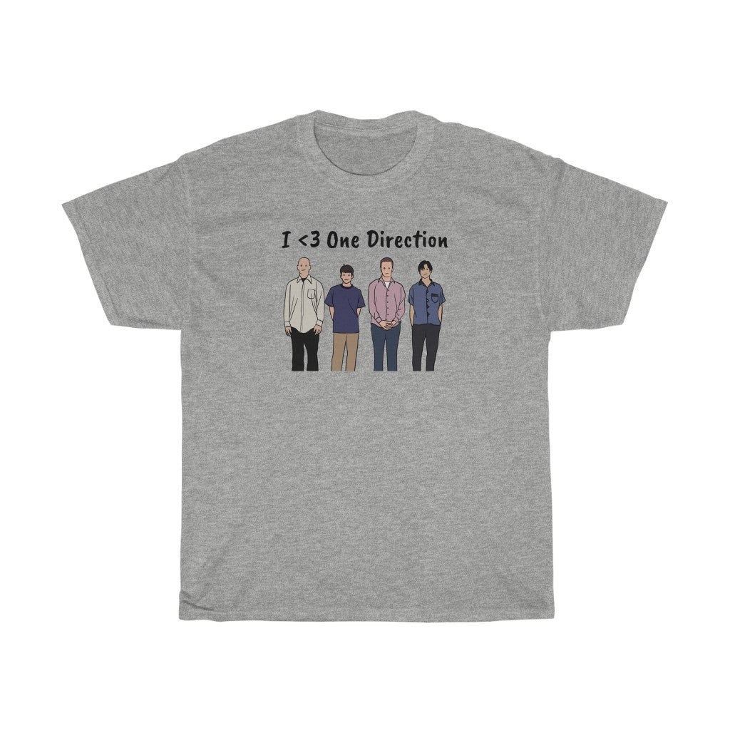 "I <3 One Direction" weezer t