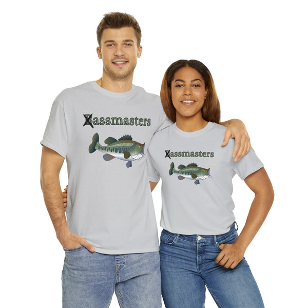 "Bassmasters" B crossed out t