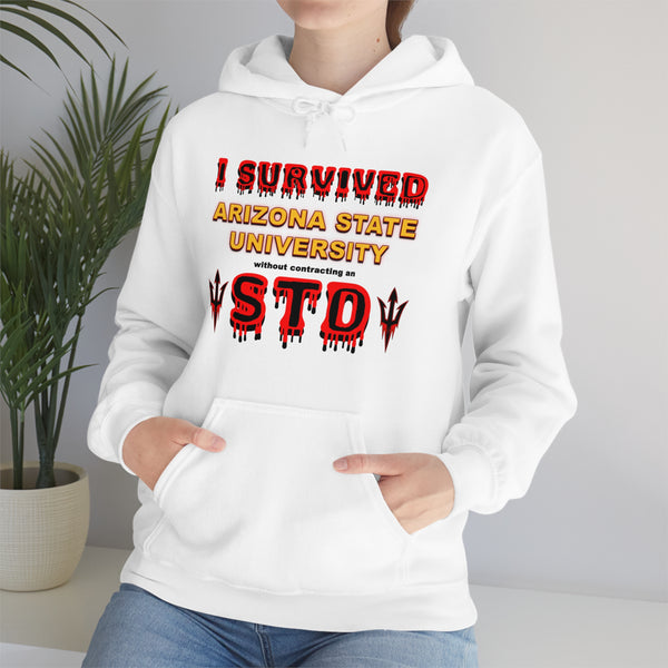 "I Survived Arizona State University Without Contracting An STD" hoodie