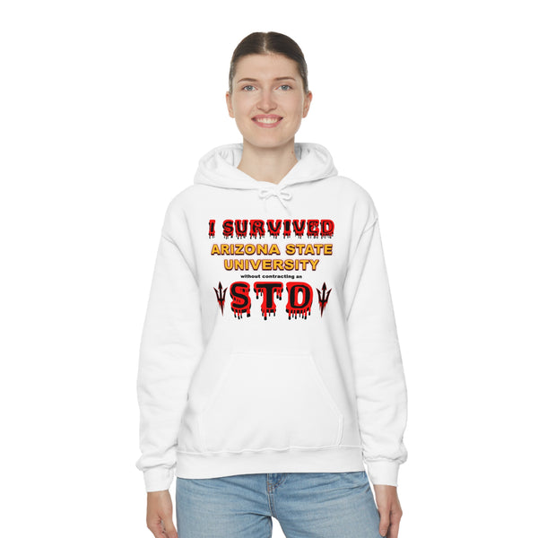 "I Survived Arizona State University Without Contracting An STD" hoodie