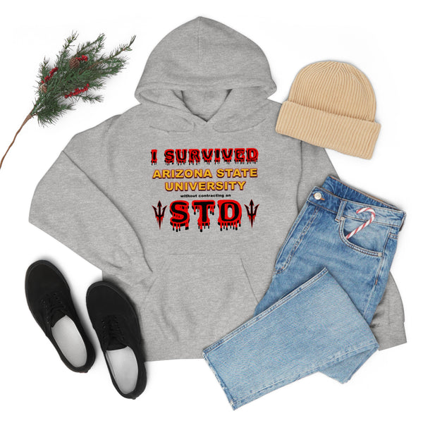 "I Survived Arizona State University Without Contracting An STD" hoodie