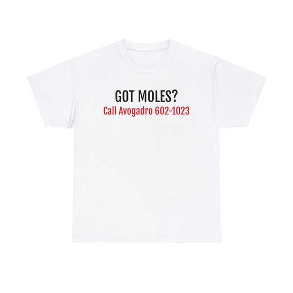 “Got Moles?” Chemistry/Physics joke t
