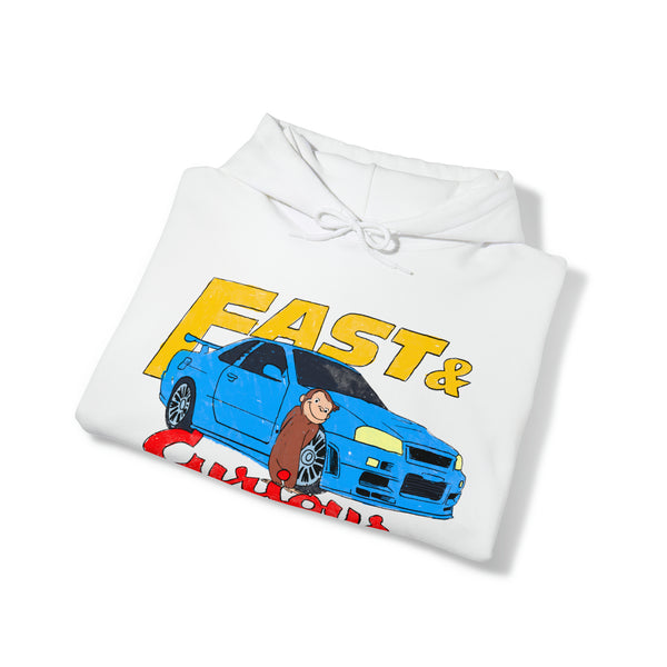“Fast and curious” hoodie