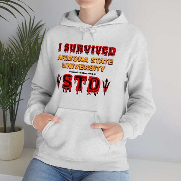 "I Survived Arizona State University Without Contracting An STD" hoodie