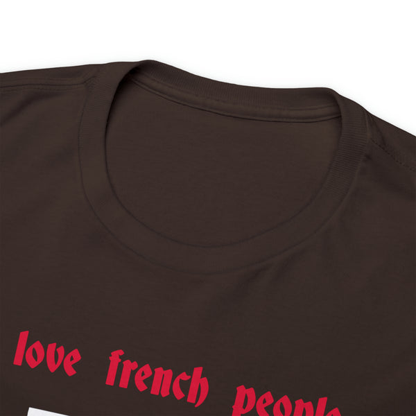 "I love french people" Polish Flag t