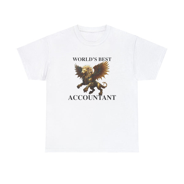 "World's Best Accountant" lion with dragon's body t