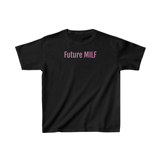 "Future MILF" t KIDS sizing for adults only (crop top)