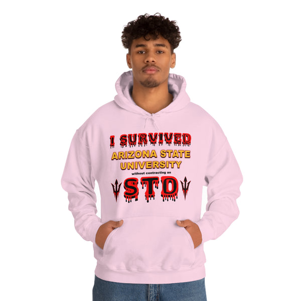 "I Survived Arizona State University Without Contracting An STD" hoodie