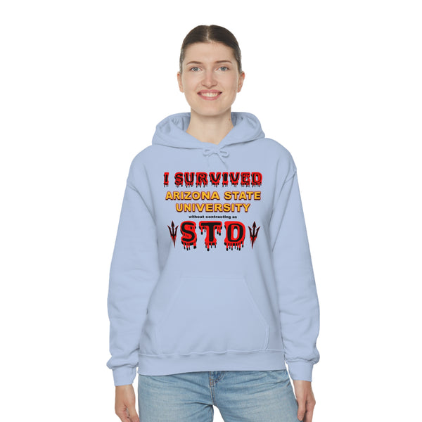 "I Survived Arizona State University Without Contracting An STD" hoodie