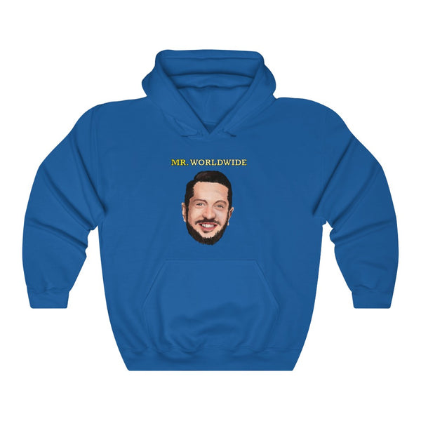 "Mr. Worldwide" sal vulcano hoodie