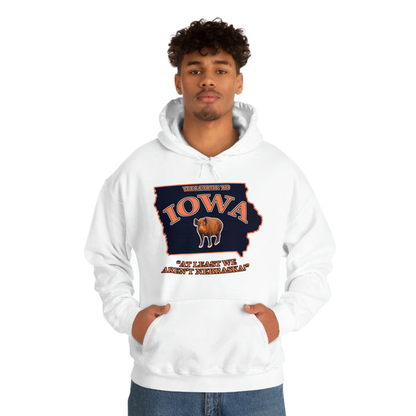 "At Least We Aren't Nebraska" iowa hoodie
