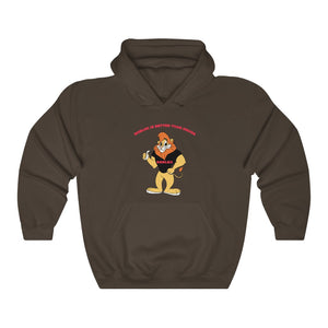 "Roblox Is Better Than Drugs" D.A.R.E. Lion hoodie