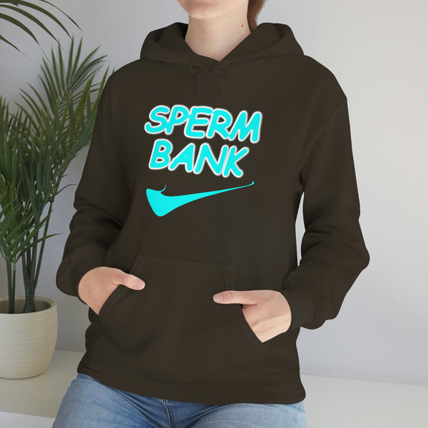 "SPERM BANK" athletic hoodie