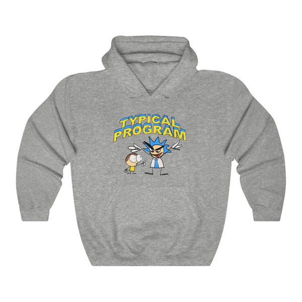 "TYPICAL PROGRAM" Rick & Morty hoodie