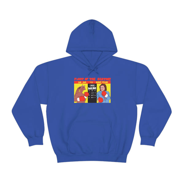 "FIGHT OF THE CENTURY" jar jar binks vs. nancy pelosi boxing hoodie