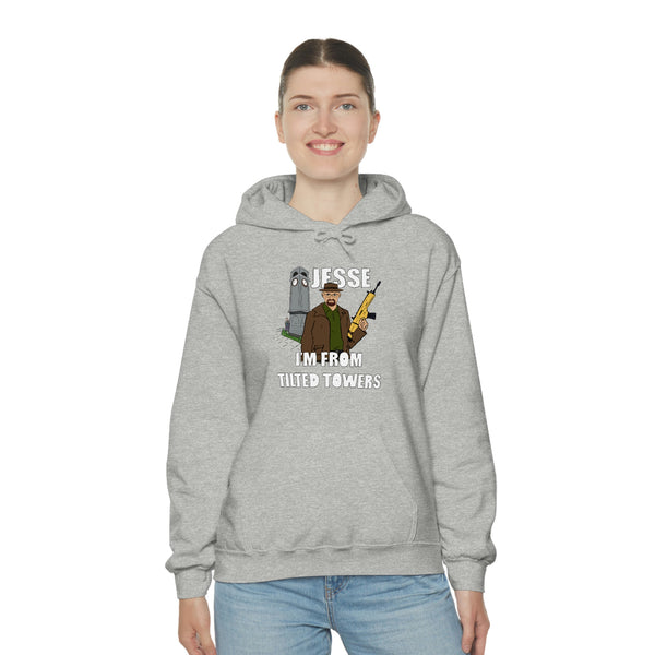 "I'm From Tilted Towers" walt with scar hoodie