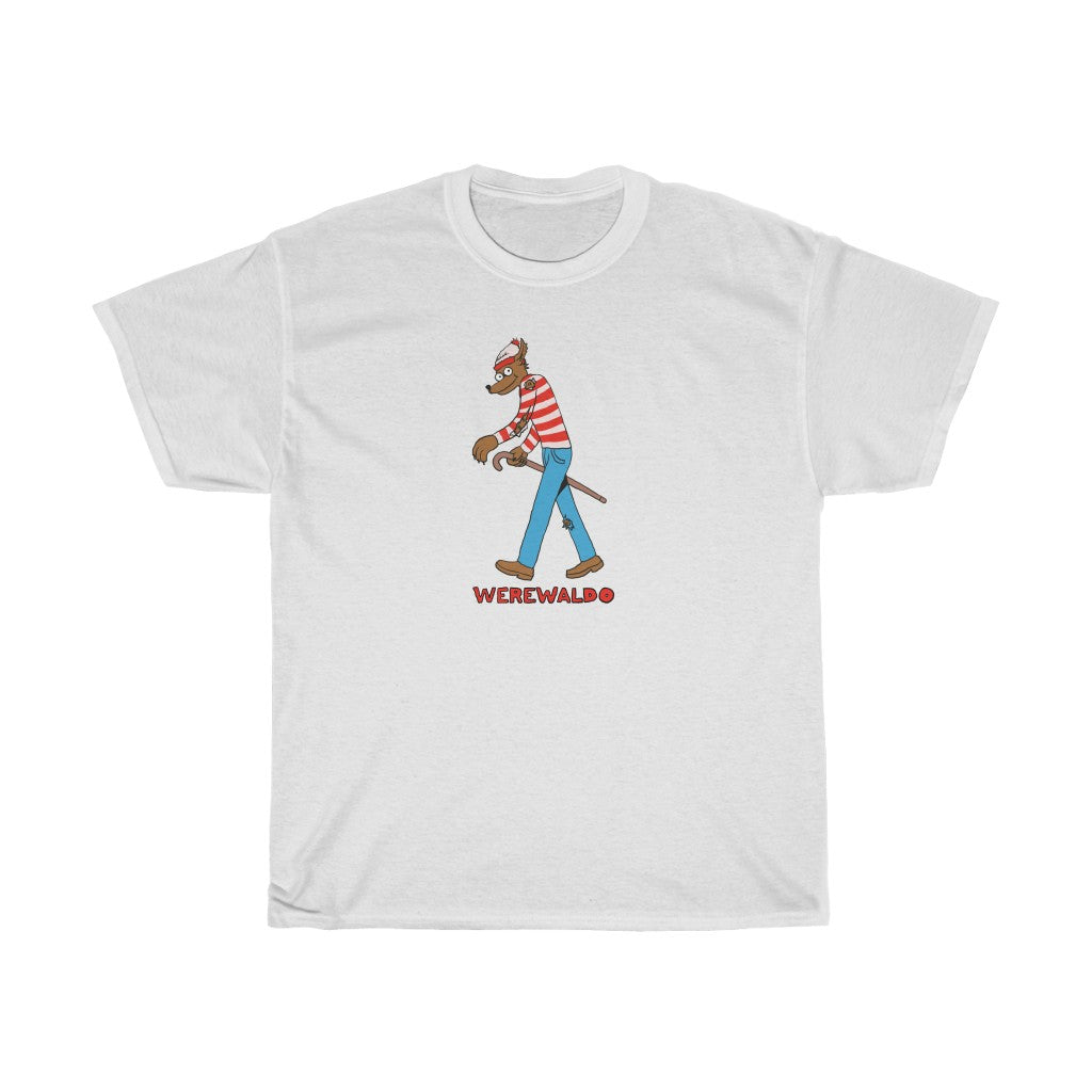 "WEREWALDO" werewolf waldo t