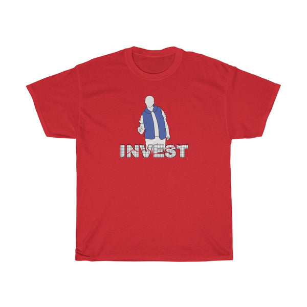 "INVEST" man in vest t