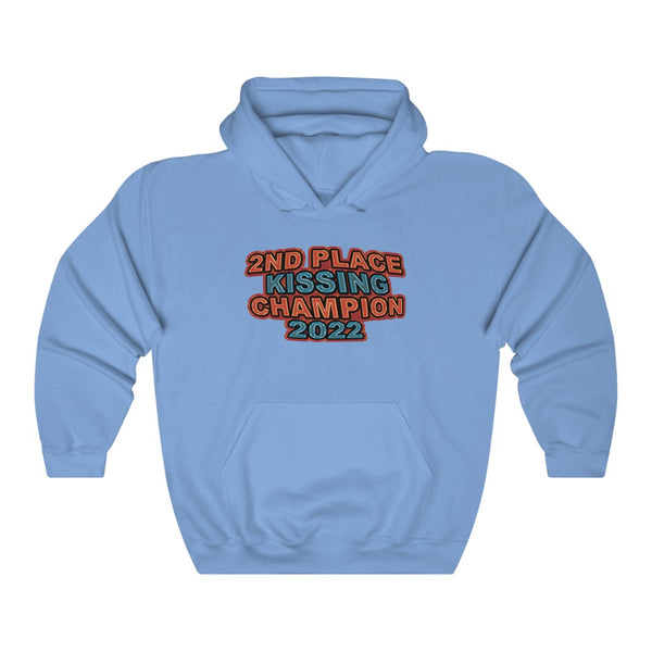 "2nd Place Kissing Champion 2022" hoodie