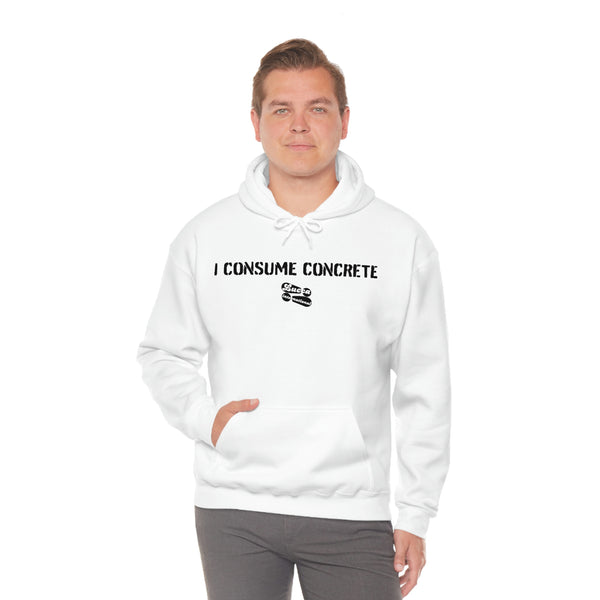 "I CONSUME CONCRETE" hoodie