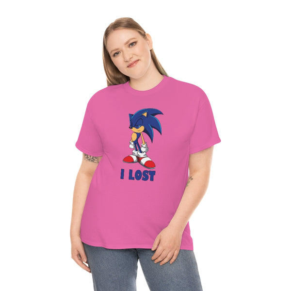 "I LOST" sad sonic the hedgehog t