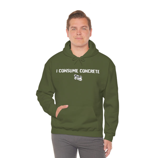 "I CONSUME CONCRETE" hoodie