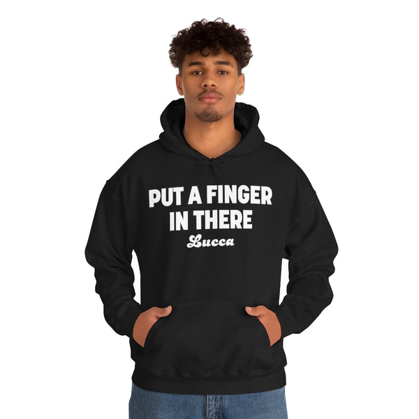 "PUT A FINGER IN THERE" nike parody hoodie