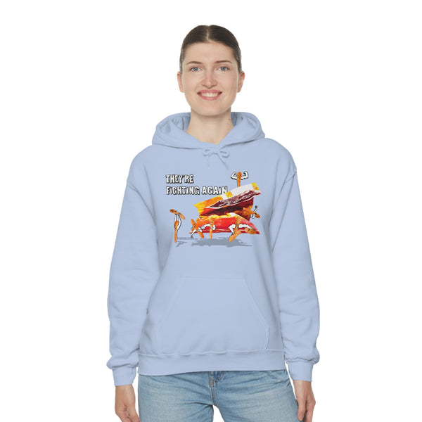 "THEY'RE FIGHTING AGAIN" fighting cheeto's hoodie
