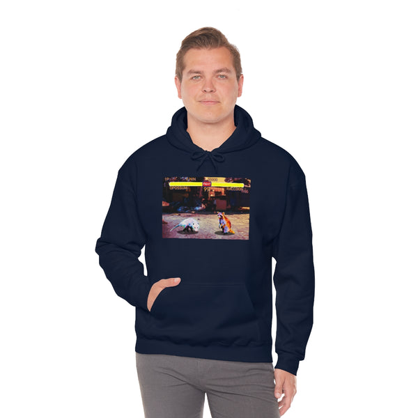 OPOSSUM VS. RACCOON street fighter hoodie