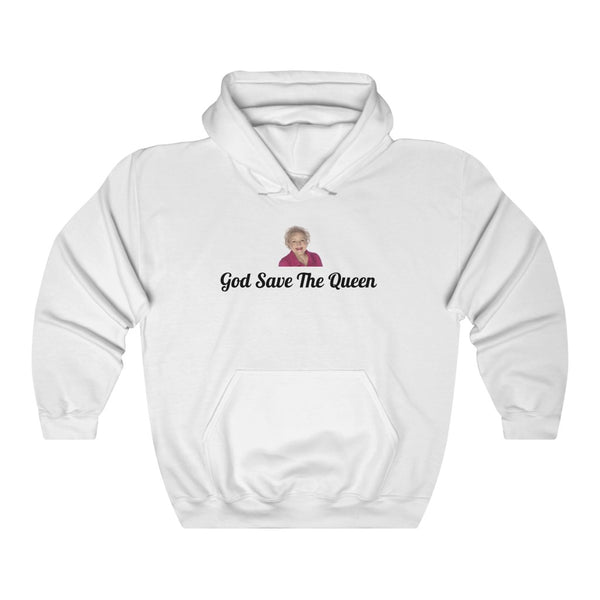 "God Save The Queen" Betty White hoodie