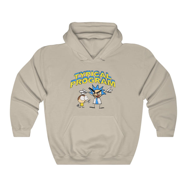 "TYPICAL PROGRAM" Rick & Morty hoodie