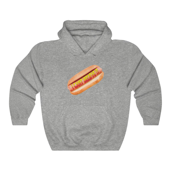 "I CAN'T BELIEVE IT" hot dog hoodie