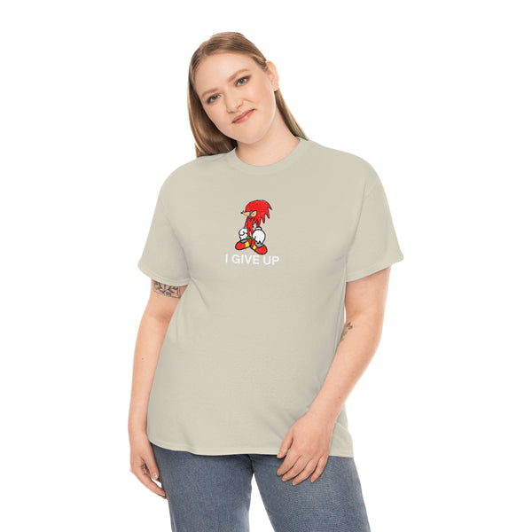"I GIVE UP" sad knuckles t