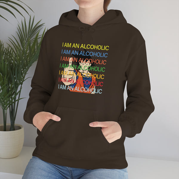 "I AM AN ALCOHOLIC" goku hoodie