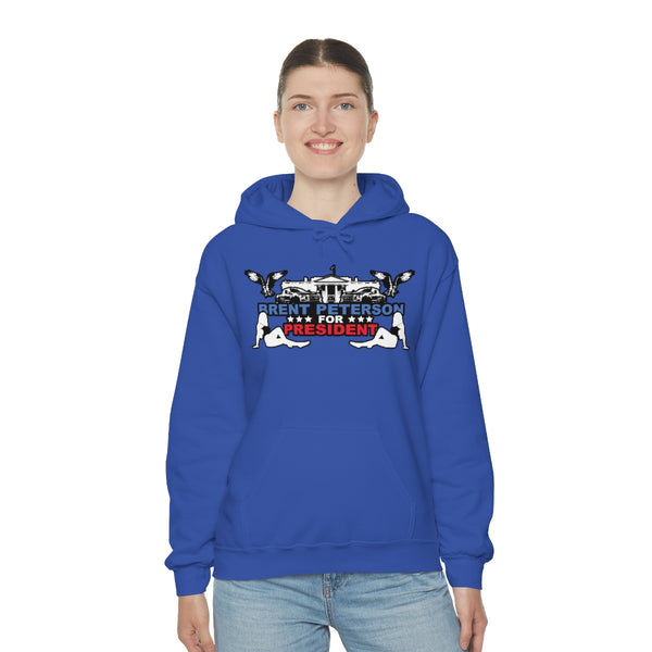 "BRENT PETERSON FOR PRESIDENT" usa hoodie