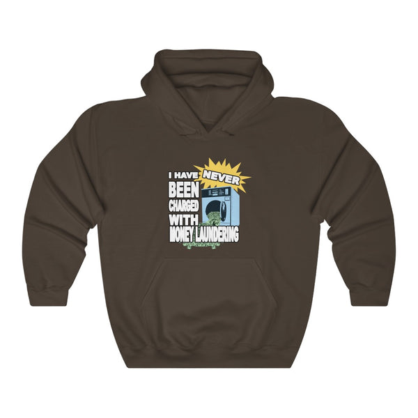 "I Have NEVER Been Charged With Money Laundering" hoodie