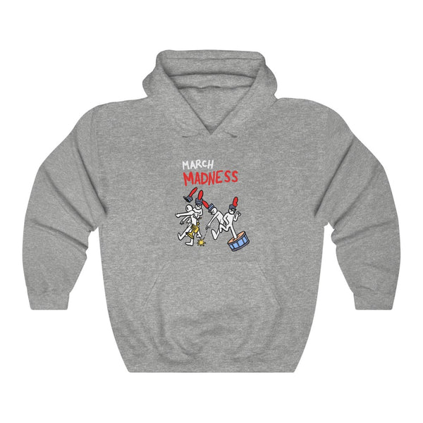 "MARCH MADNESS" angry marching band hoodie