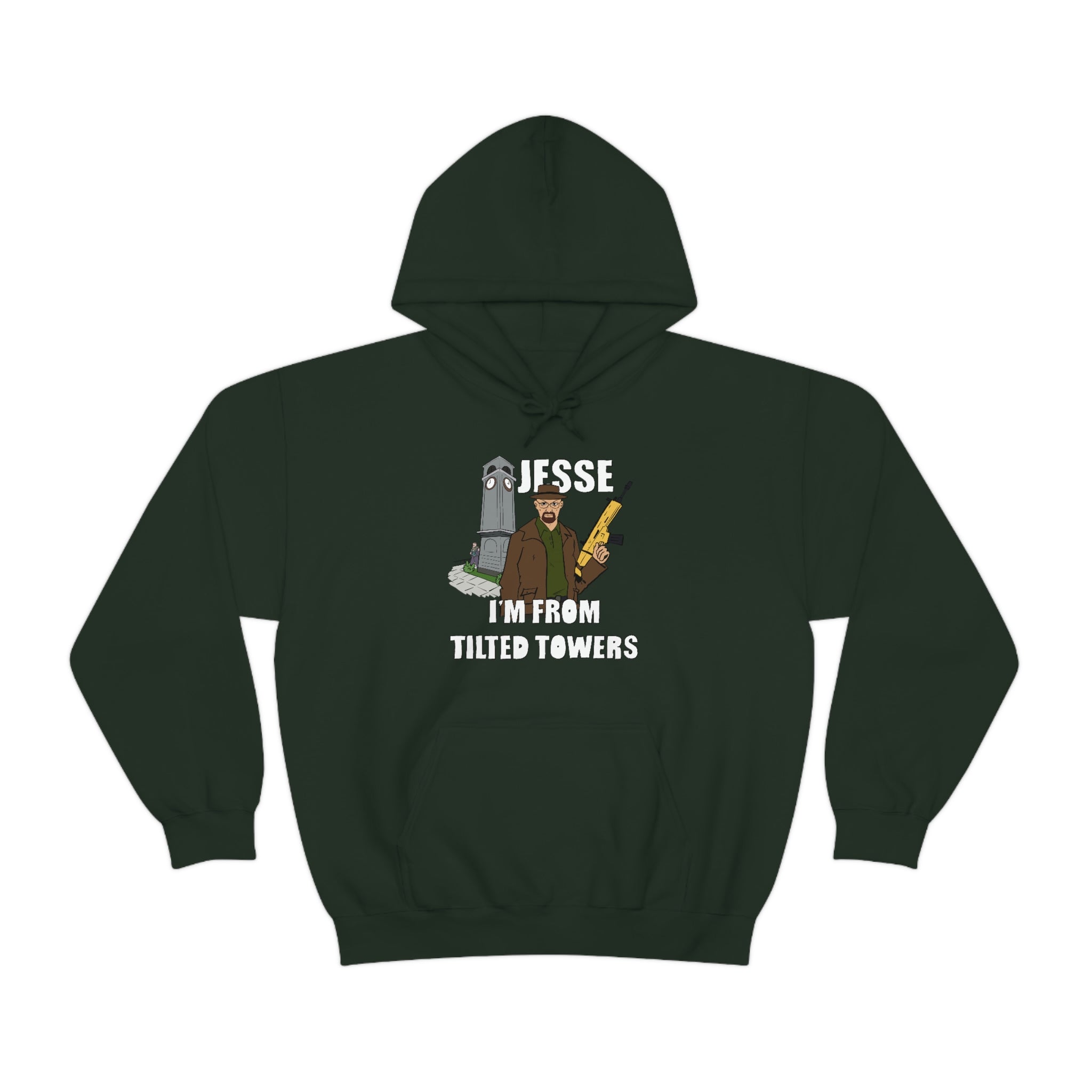 "I'm From Tilted Towers" walt with scar hoodie