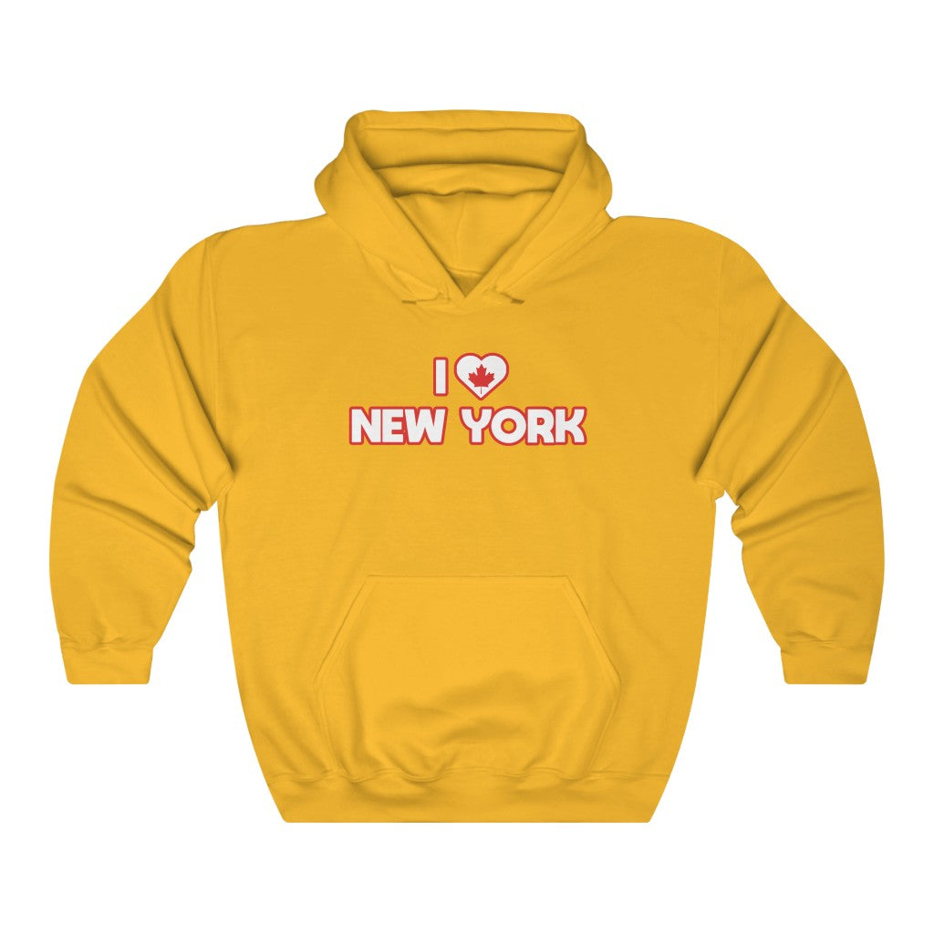 "I LOVE NEW YORK" canada hoodie
