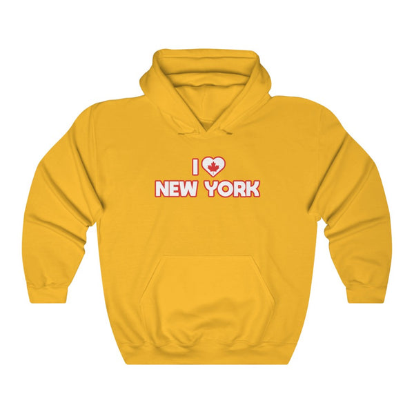 "I LOVE NEW YORK" canada hoodie