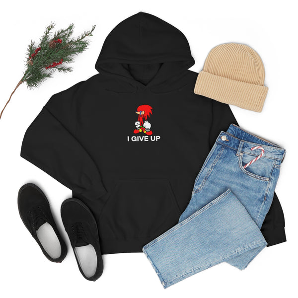 "I GIVE UP" sad knuckles hoodie