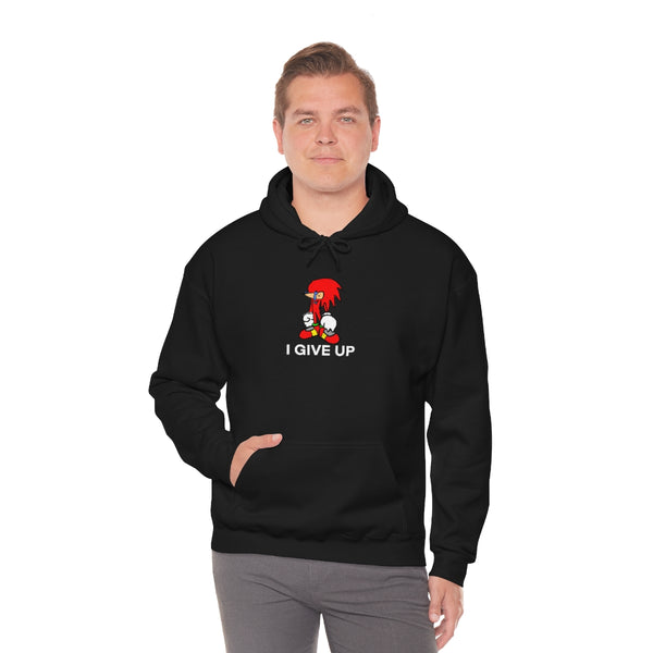 "I GIVE UP" sad knuckles hoodie