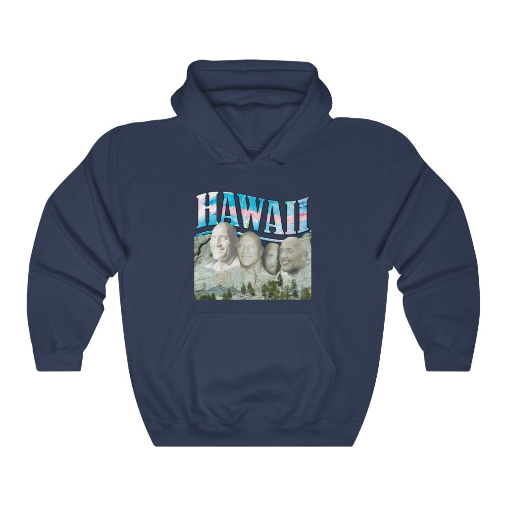 "HAWAII" dwayne johnson mount rushmore hoodie